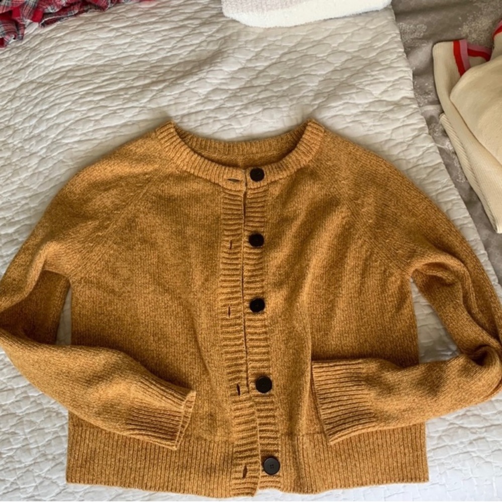 Lambswool cotton TOAST cardigan